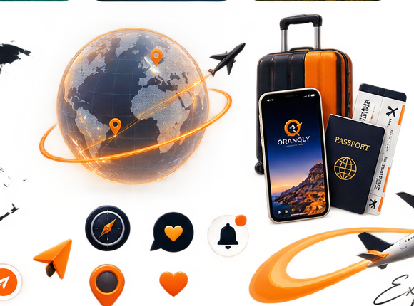ORANQLY travel illustration